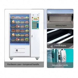 ตู้จำหน่ายผลไม้สดขนาดใหญ่ จอ LCD ระบบฆ่าเชื้อด้วยแสง UV รองรับ Wi-Fi พร้อม SDK ระบบทำความเย็นด้วยคอมเพรสเซอร์ แบบมีบันได - Product Image 3