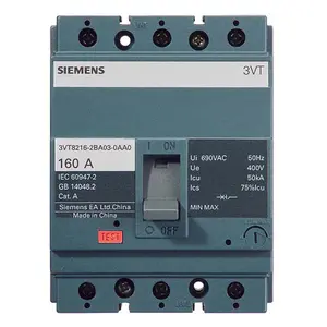 Siemens mới ban đầu đúc trường hợp ngắt mạch 3vt8325-1aa03-0aa0 250A ngắt mạch MCCB