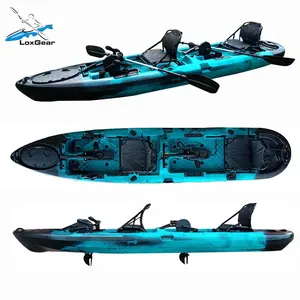 2 personne pédale kayak vente pêche tandem kayak avec pédales