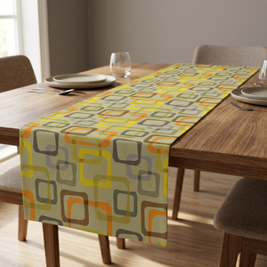 High Quality Custom Printed Cotton Woven Durable Waterproof <b>Table</b> <b>Runner</b> for Banquet Party & Home Decoration-OEM Linen - Product Image 3