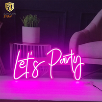 NO quantité minimale de commande Livraison Rapide Enseigne Au Néon Mignon Mini Enseigne Au Néon Lumière Led Enseigne Au Néon Bar Mariages Décoration De Fête