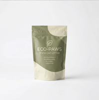 Litière pour chat au tofu durable |   Agglomération rapide, ultra absorbant et soluble dans l'eau |   Granulés gris de qualité supérieure, marque privée OEM
