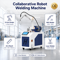 Robot de Soldadura Colaborativo sin Programación, 6 Ejes, MIG, Carga Útil de 10 kg, Alcance de 1400 mm, Máquina de Soldadura Robótica