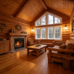 Cabaña de Madera Prefabricada con Estructura Totalmente de Madera, con Dormitorio, Baño y Cocina para <span class=keywords><strong>Alquiler</strong></span> Vacacional - Product Image 2