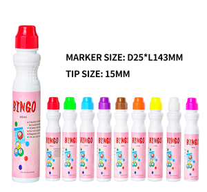 Marqueur Superdots <span class=keywords><strong>Bingo</strong></span> Dabber avec encres colorées sûres pour la peau, marqueurs de peinture écologiques pour le dessin - Product Image 2