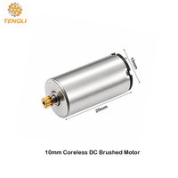 Moteur CC sans balais Tenli 1020 10x20mm 0,1-4W 10500-40000 tr/min 3-12V personnalisable pour l'automatisation industrielle
