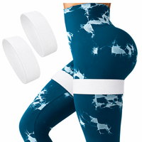 Bande de Résistance en Tissu Lourd de Polyester avec Poignée Intérieure Antidérapante pour Entraînement des Fessiers et des Jambes, Vente en Gros, Logo Personnalisé