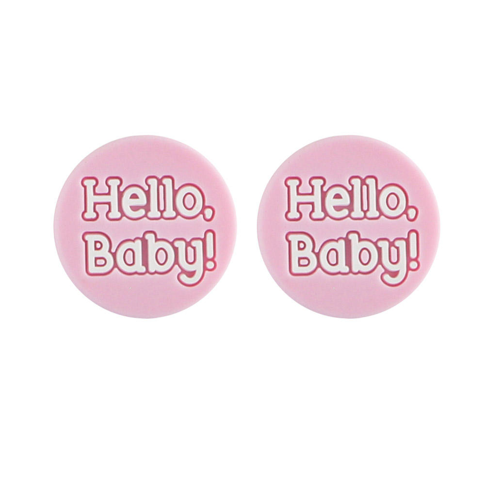 ลูกปัด Hello Baby โฟกัสสำหรับเด็กทารก SA253สีชมพู