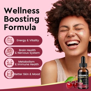 Compléments alimentaires à base de plantes, gouttes liquides pour adultes, complexe de vitamines B, produit de beauté avec B3+<span class=keywords><strong>B12</strong></span>+<span class=keywords><strong>B6</strong></span>+<span class=keywords><strong>B1</strong></span>, pour femmes enceintes exclues - Product Image 5
