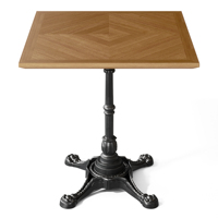 Table à manger carrée moderne Ferrero 02 80x80, design industriel compact, meubles de cuisine pour la maison, vente en gros OEM