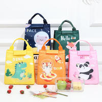 Nouveau design simple personnalisé tigre imprimé animal étanche isotherme déjeuner sac isotherme enfants sac de pique-nique pour les enfants