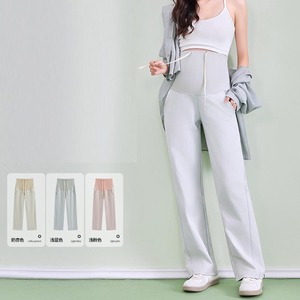 YIYI Nuovi Pantaloni Casual Premaman Primavera Estate a Vita Alta Taglie Forti, Pantaloni Larghi Elasticizzati con Supporto per la <span class=keywords><strong>Gravidanza</strong></span> - Product Image 1