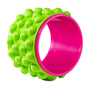 CHENGMO SPORTS Roue de <span class=keywords><strong>yoga</strong></span> en liège EVA écologique antidérapante pour la salle de sport, 28*19CM, avec points de massage, pour le soutien des douleurs dorsales - Product Image 6