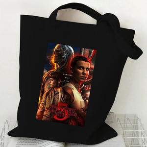 Borsa a Tracolla in Tessuto Oxford Stampato <span class=keywords><strong>Stranger</strong></span> <span class=keywords><strong>Things</strong></span> 5, Senza Tema Sessuale, Autunno 2025, Grande Capacità, per Uso Quotidiano degli Studenti - Product Image 6