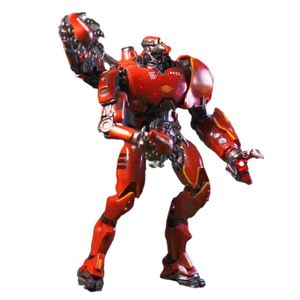 โมเดลของเล่นทำมือแบบเคลื่อนย้ายได้ รุ่นดีลักซ์ สำหรับ Pacific Rim China Mecha Storm สีแดงเคลือบเงา เรืองแสง สไตล์การ์ตูนอะนิเมะญี่ปุ่น HTPY - Product Image 5