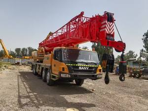 Grue mobile tout-terrain Sany STC800 d'occasion de haute qualité et en bon état, 80 tonnes, avec moteur, boîte de vitesses et moteur électrique pour travaux de construction - Product Image 5