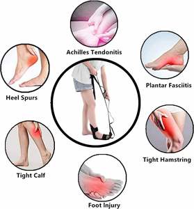 Gambe Strap da barella esercizi per plantare fascite del piede Achille tratto per lo Yoga Stretching legamento cinghia di allenamento cintura - Product Image 3