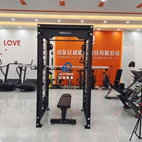 YG FITNESS YG-A006 Máquina Smith de Alta Calidad con Rack para Sentadillas, Cruce de Cables y Press de Banca en una Sola Estación para Gimnasio