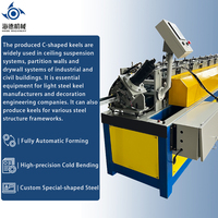 Machine de profilage automatique HD pour montants et rails métalliques de cloisons sèches, machine à profilage de quilles en acier léger pour plafonds et murs