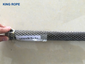 En12385-4 di alta qualità 35 wx7 35 wxk7 <span class=keywords><strong>Non</strong></span> rotante fune d'acciaio 12 ~ 32mm per sollevamento/sollevamento attrezzature galvanizzate 2160mpa - Product Image 5