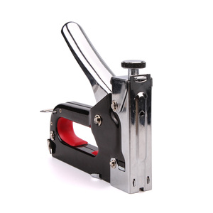 Pistola <span class=keywords><strong>Grapadora</strong></span> <span class=keywords><strong>Manual</strong></span> para Uñas, <span class=keywords><strong>Grapadora</strong></span> de Alta Resistencia para Material de Fijación de Tapicería, Decoración de Muebles de Carpintería - Product Image 1