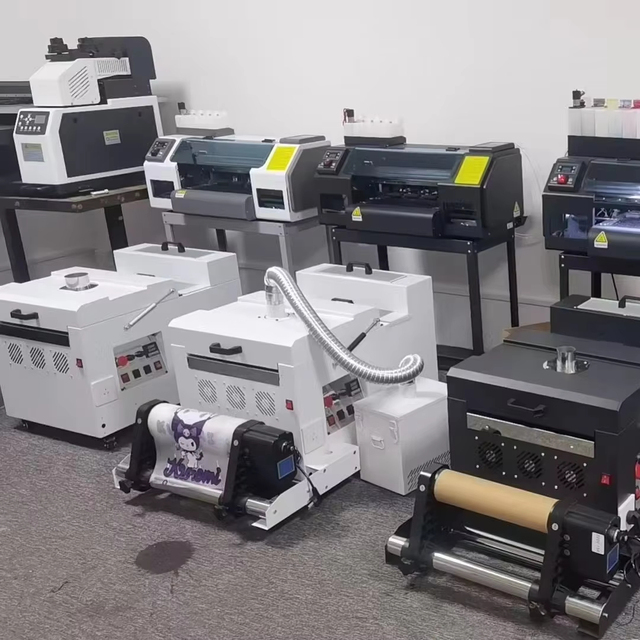 All-in-One A3 DTF Printer Roll Dual XP600 I1600 I3200 With Dtf Shaker 33CM PET Film for Digital T-Shirt Textile Cloths Printing