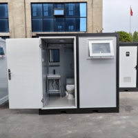 Module de salle de bain tout-en-un, cabine de douche et toilettes, unité de salle de bain préfabriquée, design moderne de luxe, sanitaires modulaires préfabriqués