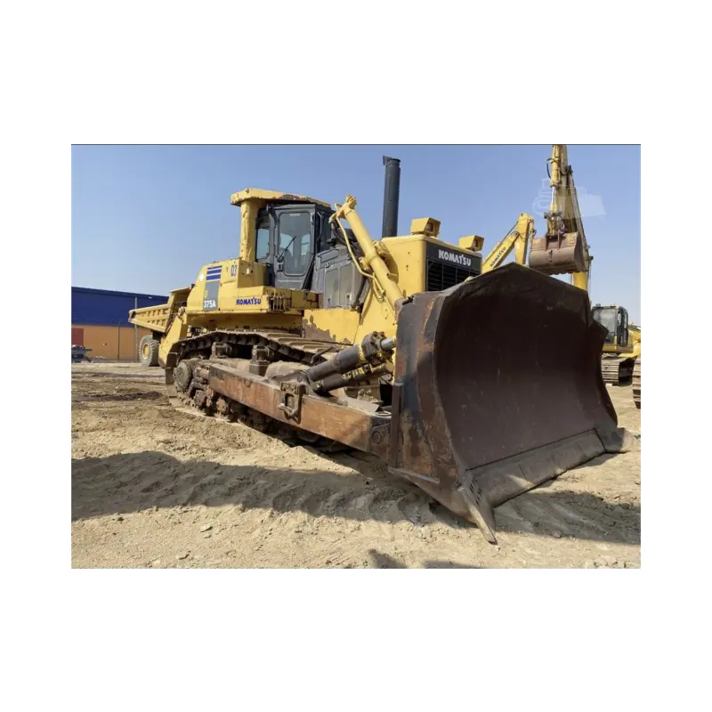 Second Hand Komatsu D375A-5 Bulldozer Crawler Machinery D375A2 D275 High Quality Construction Dozer