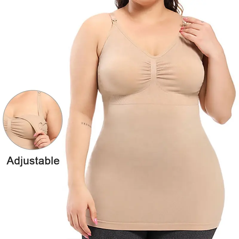 Dropship 2022 플러스 사이즈 블랙 배 셰이퍼 압축 의류 모양 착용 Fajas 브래지어 누드 여성 조끼 Shapewear 탑 원활한