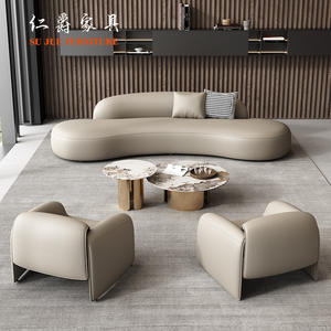 Conjunto de Sofás para Hotel, Diseño Curvo Moderno, Estructura Resistente, Ideal para Áreas de Recepción y Negociación - Product Image 6