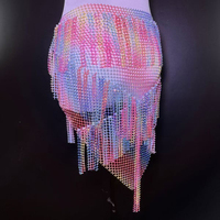 Nouvelle Chaîne de Taille Multicouche Scintillante en Strass et Paillettes, Écharpe de Hanches pour Femme, Idéale pour la Danse du Ventre et les Spectacles en Boîte de Nuit