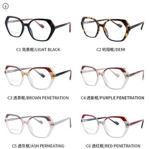 Tr87193 Montura de gafas Cat Eye Tr90, montura completa, protección contra luz azul, diseño cuadrilateral unisex para uso diario - Product Image 4