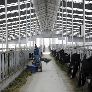 चीन ने कृषि गाय शेड घोड़े की स्थिर पूर्वनिर्मित इस्पात संरचना घर - Product Image 3