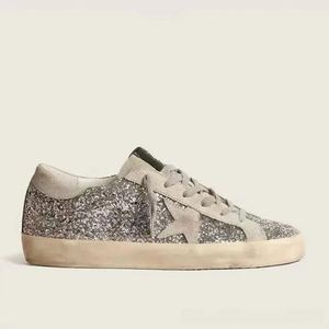 Zapatillas Deportivas Casuales de Diseño para Mujer Goldenstar Sneaker Goos High Sag con Parte Superior de Malla con Lentejuelas, Antideslizantes, Transpirables, de TPU, para Primavera e Invierno - Product Image 4