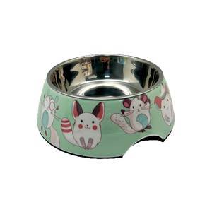 קטן ידידותי לסביבה מפלדת אל חלד קערת מחמד עיצוב עבור כלבים מזון כלבים חתול שתיית מים לחצות מלאי גבולות זמין - Product Image 2