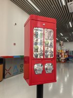 Distributeur automatique de tatouages temporaires KV25S, nouvelle version commerciale 2026, homologué CE, avec fente à monnaie, grande capacité, expédition rapide