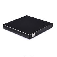 Boîtier de graveur de DVD externe pour ordinateur portable/de bureau, graveur portable USB2.0 SATA RAM de 12,7 mm