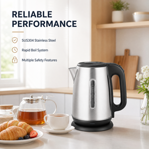 New Arrival Modern 220V Stainless Steel <b>Kettle</b> Mechanical 1500W 1.8L <b>Large</b> Capacity for Household Use 1.8L Capacity Sufficient f - Product Image 1