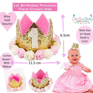 Kit de Decoración para Fiesta de Cumpleaños, Globos de Aluminio Color Oro Rosa con Número para Niña - Product Image 2