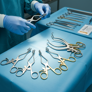 Weitlander Retractor เครื่องมือผ่าตัดทำจากสเตนเลสแบบรักษาตัวเอง1ชิ้นรับประกันหนึ่งปี - Product Image 3