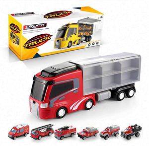 Modèles de bus et de voitures miniatures personnalisables en métal, avec piste de course, dinosaure à friction pour enfants et garçons - Product Image 6