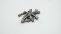 Jeu de tournevis miniatures personnalisés OEM en acier X5 de Taïwan, avec embout à chocs Phillips forgé de 25 mm en acier Ralter Harden, finition sablée