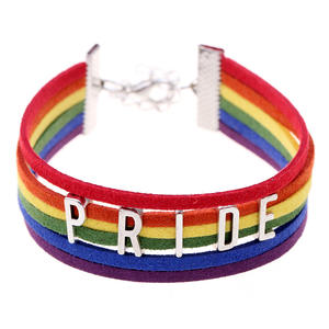 <span class=keywords><strong>Gay</strong></span> Pride LGBT Rainbow Bracelet Infinity Love <span class=keywords><strong>Amistad</strong></span> Regalos Boda Encantos Joyería personal - Product Image 3