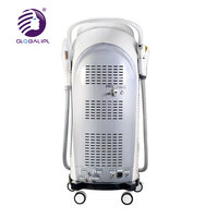Appareil professionnel portable 2-en-1 à diode laser 808 nm pour l'épilation et le rajeunissement de la peau, usage commercial