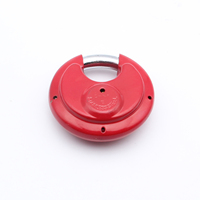 Cadenas à disque anti-coupure durable avec clé, logo personnalisable, cylindre en laiton massif, stockage en libre-service, clé colorée à surjet