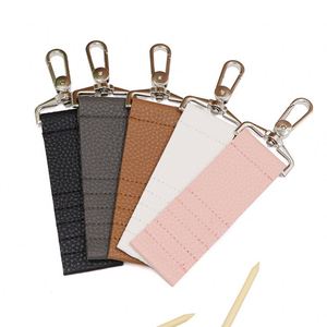Organisateur de tees de golf d'extérieur en cuir PU, porte-tees détachable avec clip ceinture, accessoire de golf - Product Image 2