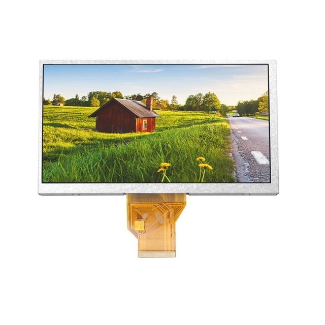 7 Inch 800x480 LCD Module with 6H Viewing Angle 24 Bit RGB Interface LCD Display