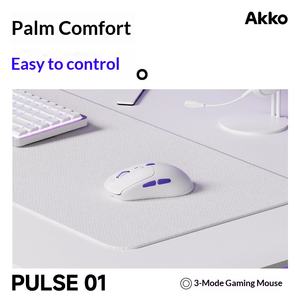 <span class=keywords><strong>Souris</strong></span> de jeu sans fil AKKO Pulse01 double 8K 7 boutons 2,4 GHz + ergonomique haute performance pour droitier 3950 - Product Image 3