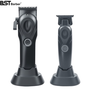 Máquinas <span class=keywords><strong>de</strong></span> Barbería Profesionales Modelo 2025, Recortadoras y Cortadoras <span class=keywords><strong>de</strong></span> Pelo, Combo <span class=keywords><strong>de</strong></span> Recortadora <span class=keywords><strong>para</strong></span> Hombre, Recargable por USB, Cuchilla DLC - Product Image 2