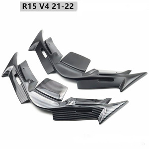 Motosiklet aksesuarları için Yamaha R15 V4 motosiklet modifikasyon sabit kanat kuş gaga giriş kanat shark fin 21-22 modelleri - Product Image 2